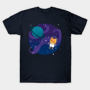 Astronaut Cat T-Shirt